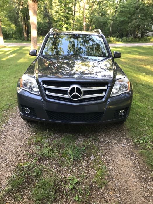 Mercedes 2010 GLK 350
3.5 L
V6
268 HP
-Paint upgrade
-Leather Package
-4 matic AWD Package
-Premium 1 Package
-Lighting Package
-Multi Media Package
-Heated Front Seats
-Sport Appearance package
The Premium Package includes: 4-Way Lumbar support, 115 V AC Power Outlet,  Dimming Side Mirrors, Rain Sensing Wipers, Power Lift Gate, Panoramic Sunroof, Sirius Satellite Radio.
The Lighting Package includes:  Bi-Xenon headlamps with active curve III Corner Lights, LED Tail Lights
The Multi Media Package includes: Rear view camera, Voice Recognition,COMMAND with hard drive navigation, Harman/Kardan sound system with dolby 5.1,  pre-wiring for Rear Seat Entertainment
The Sport Appearance Package includes: 20 7-spokealloy wheels (235/45), Aluminum Roof Rails, iPOD/MP# Media interface and cable.
One driver. No accidents.