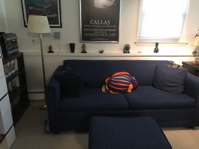 Sleeper sofa and ottoman in nice condition