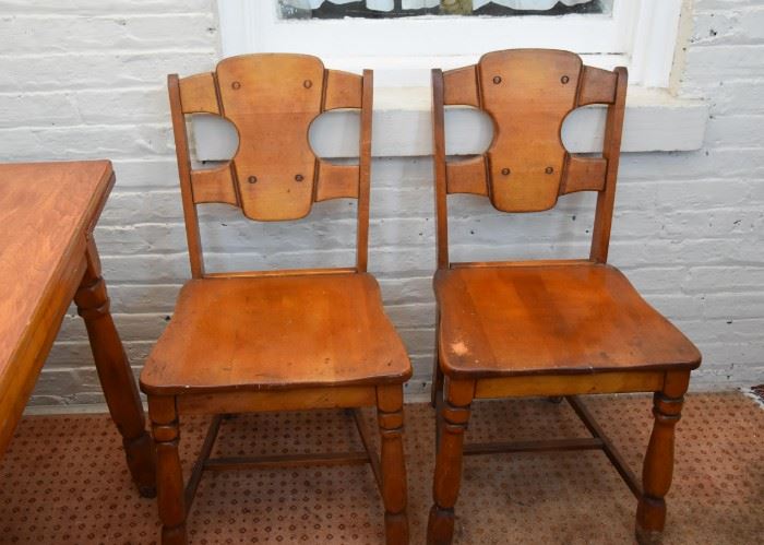 Vintage Wooden Chairs