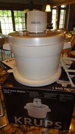 Krups Ice cream maker 