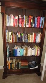 Books, cabinet not for sale 