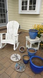 Patio Furniture, Patio pottery, Patio Stones 