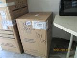 Stainless dishwasher in box