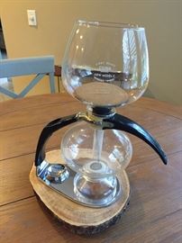 Cona  new model C  (1970) siphon coffee maker, sold by Kirby Beard in Paris
