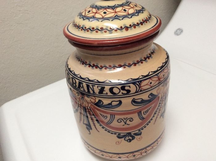 Spanish hand-painted pottery