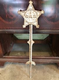 Antique Union Soldier grave marker