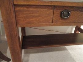 Circa 1900 Wolverine Arts & Crafts Library Table/Desk