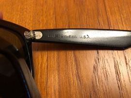 Early B & L Ray Ban prescription Wayfarer sunglasses