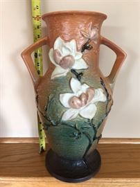 Large 15” Roseville vase