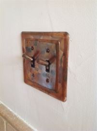 plates and switches by; House jewelry-- copper