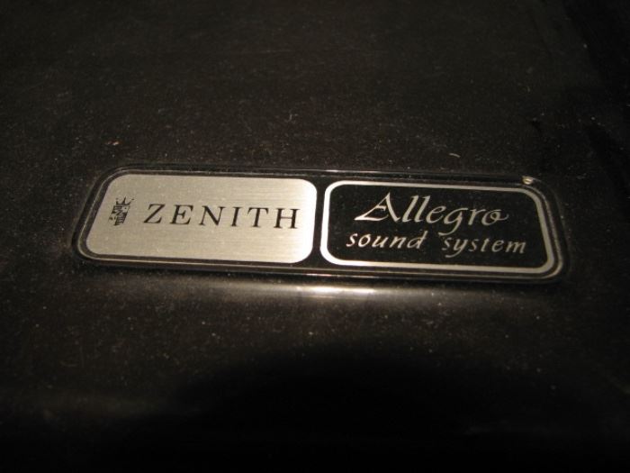 vintage turntable - Zenith Allegro