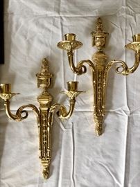 Brass Wall Sconces 