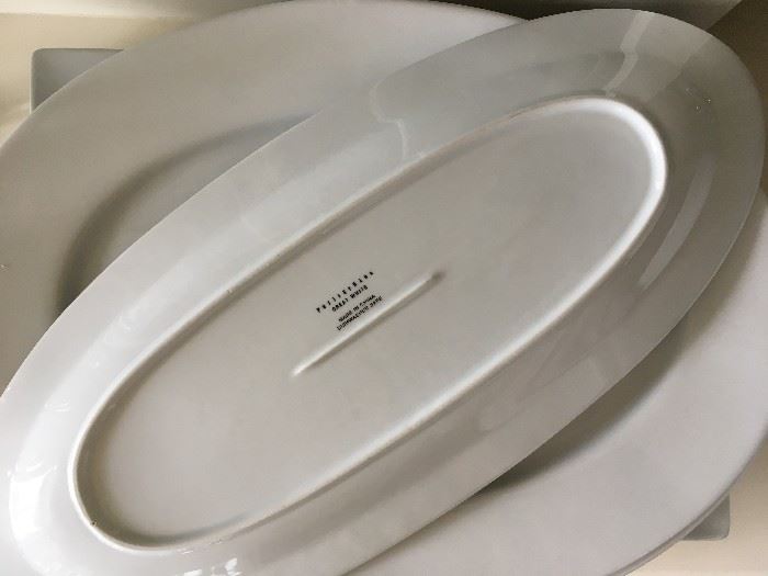 Pottery Barn Great White Serving Platters
