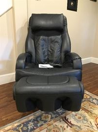 Sharper Image Leather Massage Chair 