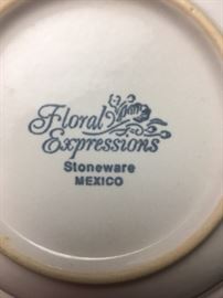 Floral Expressions stoneware