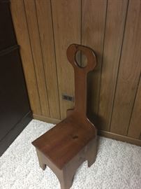 Vintage wooden stepstool
