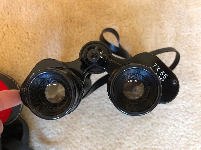 Vintage Oculus Hoya binoculars 