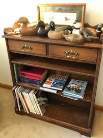 Vintage bookcase with drawers 
