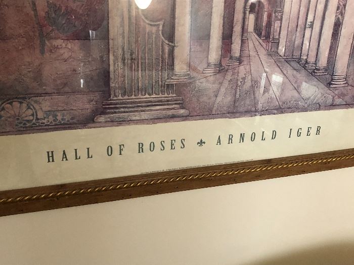 Hall of Roses print, Arnold Iger
