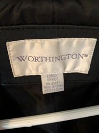 Ladies' leather Worthington jacket, size L