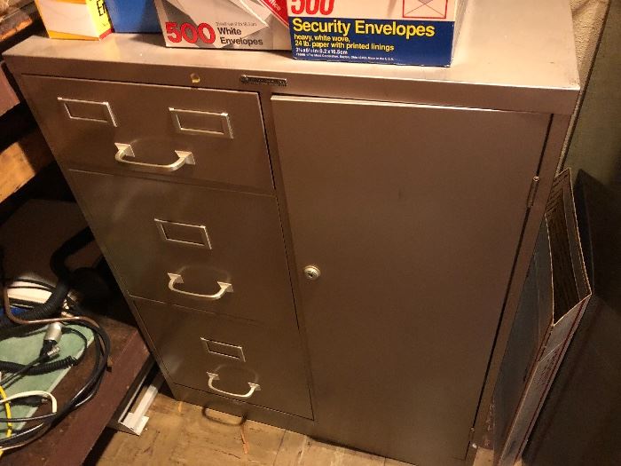 Steel masters safe and filing cabinet 