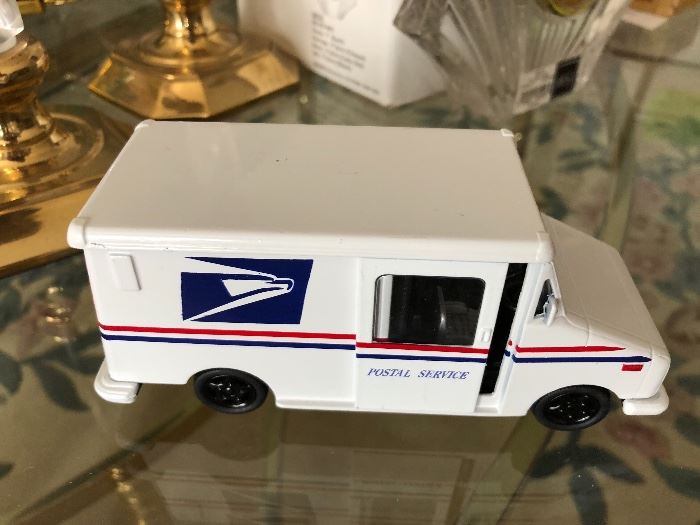 Die cast Postal Service delivery truck, 4.5"