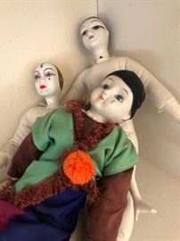 Vintage porcelain Pierrot 