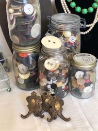 Antique and vintage button collection 