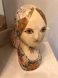 Vintage wig or hat stand 