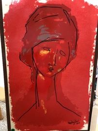 Modigliani silkscreen 