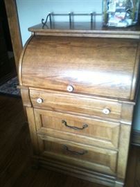 Vintage roll top desk