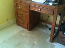 wooden desk