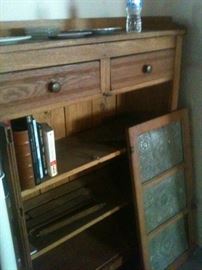 vintage bookcase