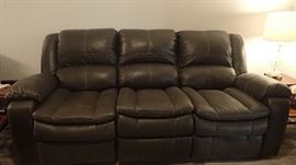 Power recliner on each end. Paid $1600 for set - 8 months old.