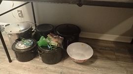 Canning supplies and canners