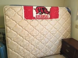 Mattress, box springs and frame