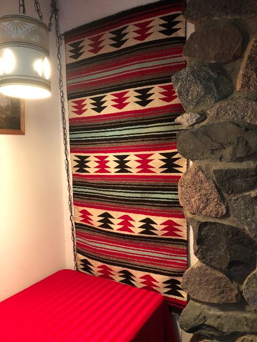 Navajo Woven Rug By Louis Redman 2'4" x 4'3"