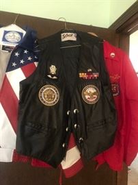 Decorated Veteran and Policeman vest
