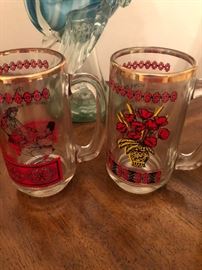 Ukrainian glass mugs