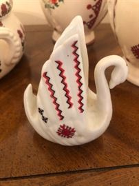 Ukrainian porcelain swan