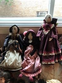 Folk art dolls