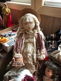 Folk art dolls