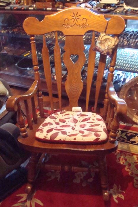 Vintage rocking chair.