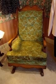 Antique platform rocker.