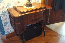 Antique sewing machine.