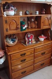 Hutch and other items.