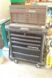 Craftman tool box and tools.