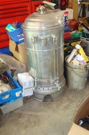 Large commercial coffee maker.