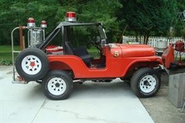 1971 Hudson fire department jeep.