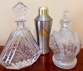 Great decanters for your bar!
